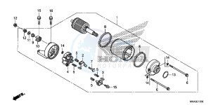 NC750XAG NC750X Europe Direct - (ED) drawing STARTING MOTOR