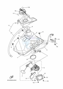 GPD125-A NMAX 125 (BV3D) drawing FUEL TANK