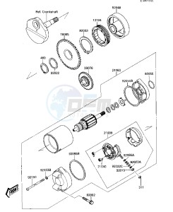 JS 300 B [JS300] (B3) [JS300] drawing STARTER MOTOR