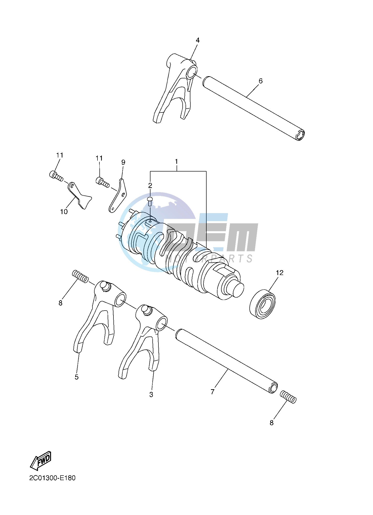 SHIFT CAM & FORK