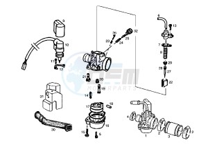 ATLANTIS O2 - 50 cc drawing CARBURETOR