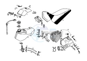 SENDA R X-TREM - 50 cc drawing FUEL TANK