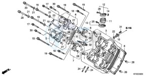 VTR2509 Australia - (U / MK) drawing FRONT CYLINDER HEAD