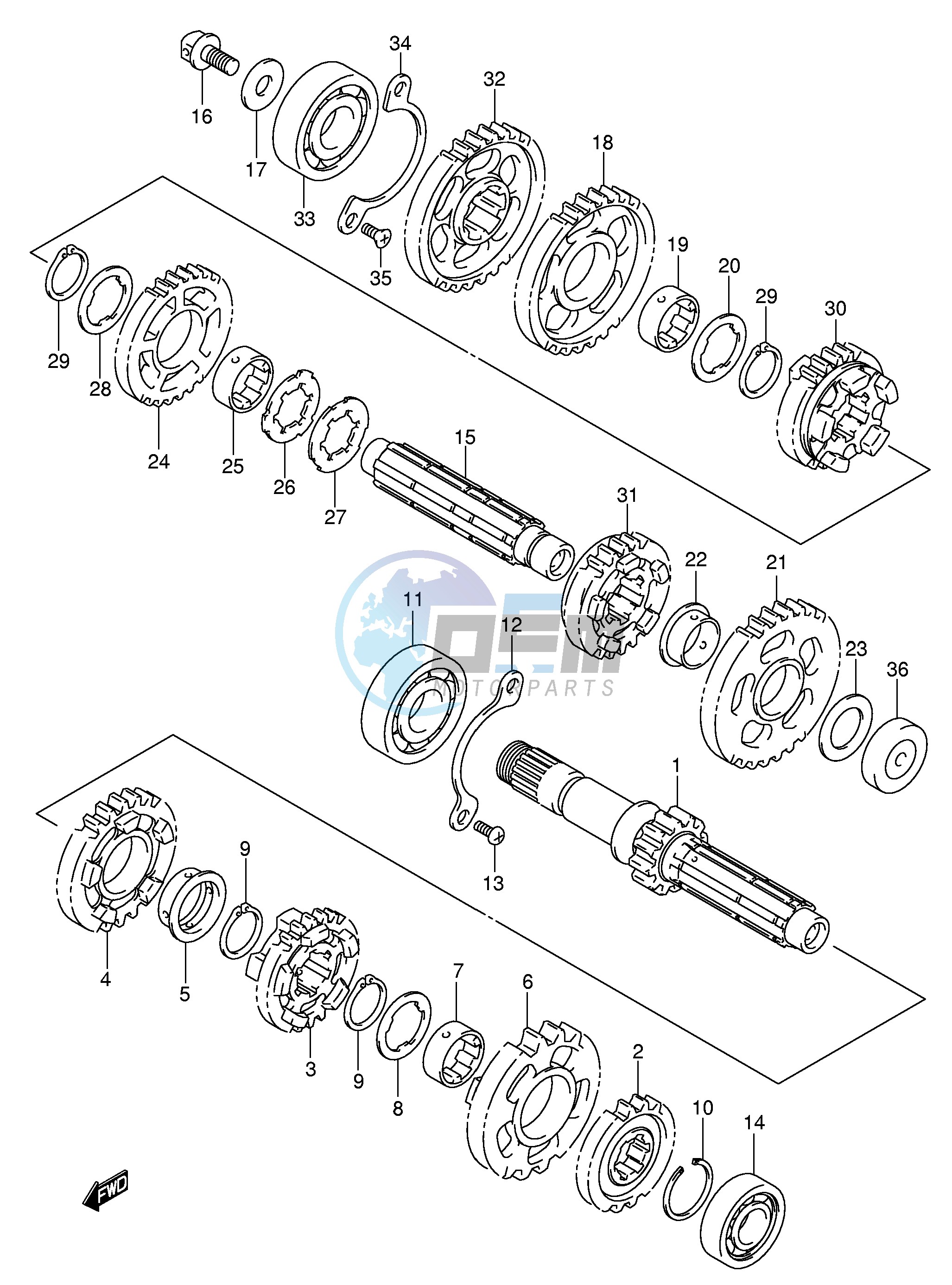 TRANSMISSION (MODEL K5)