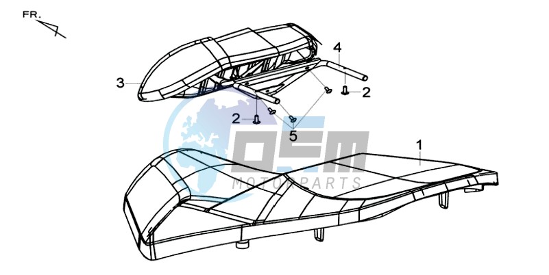 BUDDYSEAT / REAR LUGGAGE FRAME /