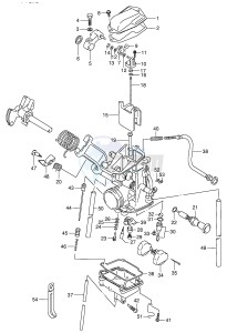 DR350 (E1) drawing CARBURETOR