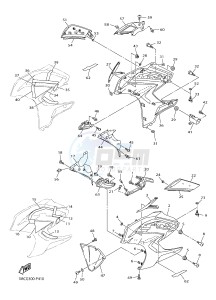 FJR1300A FJR1300-A FJR1300A ABS (B88D) drawing COWLING 2