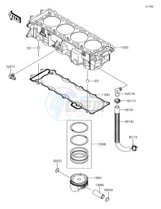 JET SKI SX-R JS1500AJF EU drawing Cylinder/Piston(s)