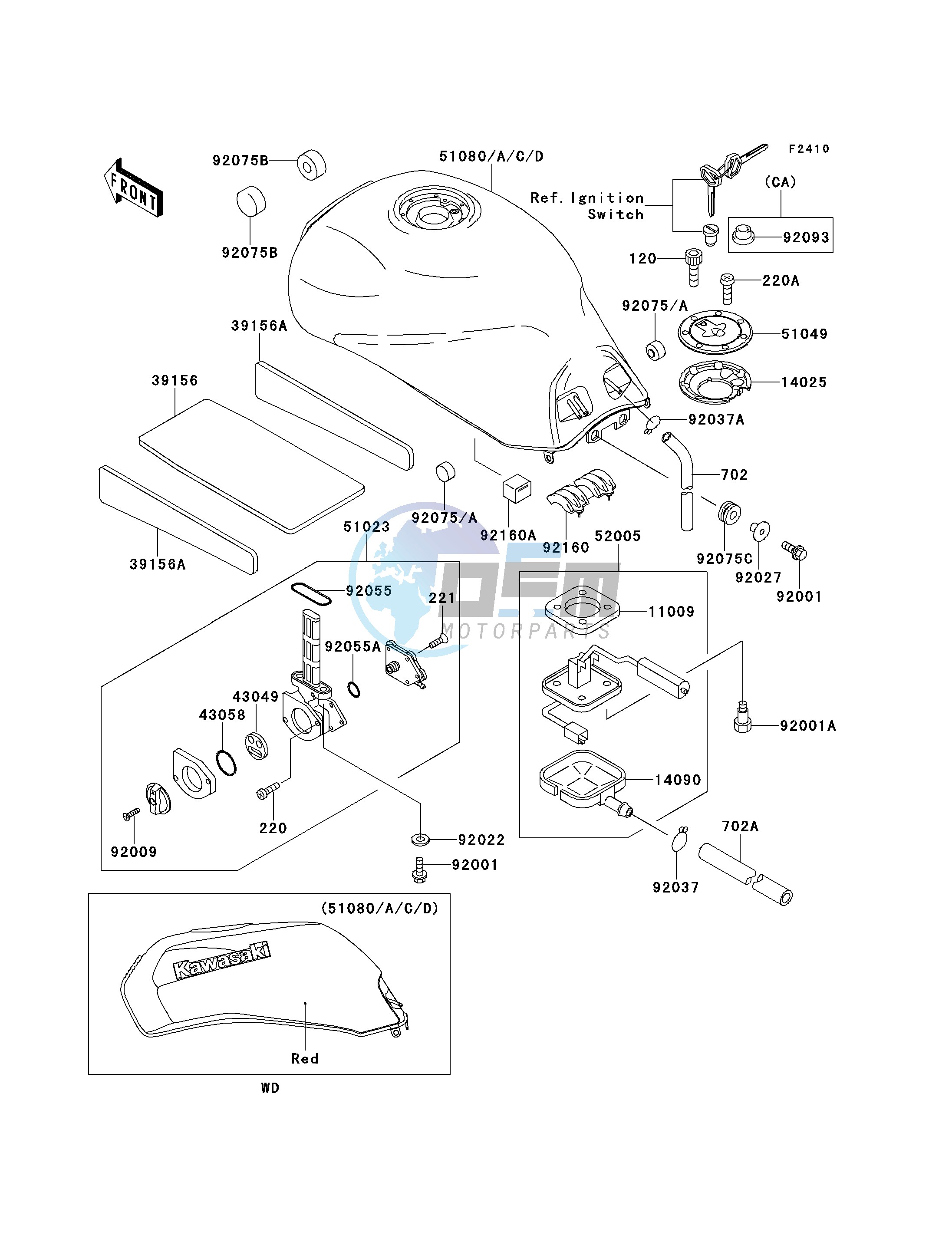 FUEL TANK -- ZX1100-E1- -