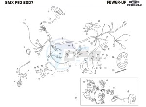 SMX PRO 50 drawing POWERUP