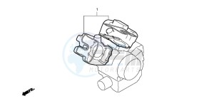 VT1100C2 drawing GASKET KIT A (EXCEPT VT1100CW/C2W)