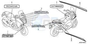 NC700DC Integra E drawing MARK/ EMBLEM