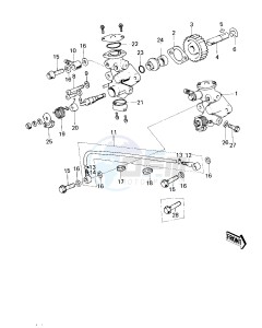 KM 100 A (A1 till A7) drawing OIL PUMP