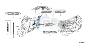 SH125ADD SH125i UK - (E) drawing MARK