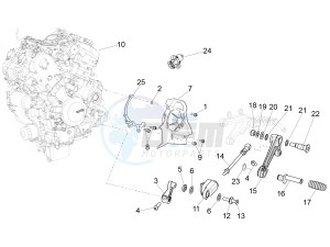 RSV4 1000 RR drawing Engine-Completing part-Lever