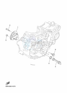 WR250F (BAK4) drawing OIL PUMP