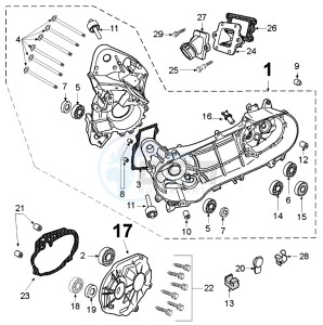 FIGHT 3 E drawing CRANKCASE