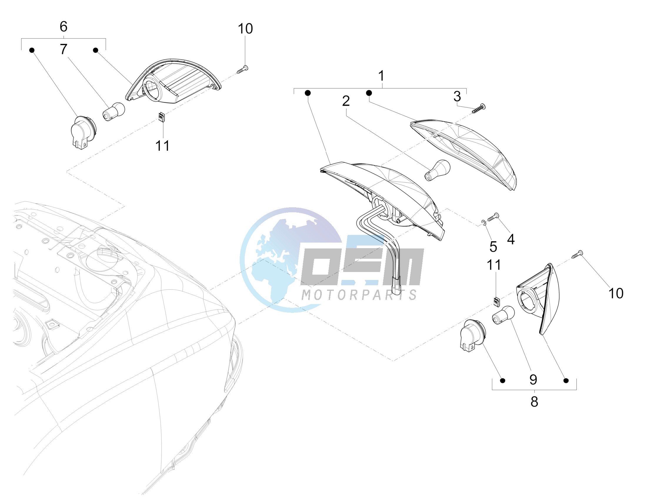 Tail light - Turn signal lamps