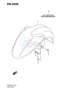 UH200 ABS BURGMAN EU drawing FRONT FENDER