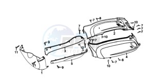 FIDDLE II 50 25KMH OLD ENGINE drawing COWLING