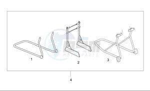 Special Tools A Rotax V990 -- drawing Kit Cavalletti