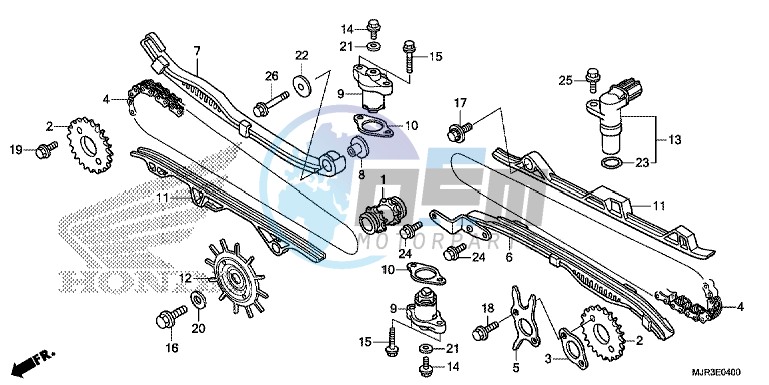 CAM CHAIN/ TENSIONER