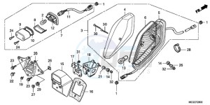 VT750C9 Ireland - (EK / MME) drawing TAILLIGHT