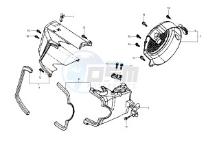 SHARK - 125 cc drawing AIR SHROUD