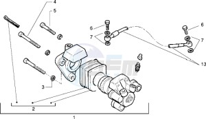 Surfer 50 drawing Front brake