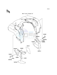 KVF650_4X4 KVF650FCS EU GB drawing Flap