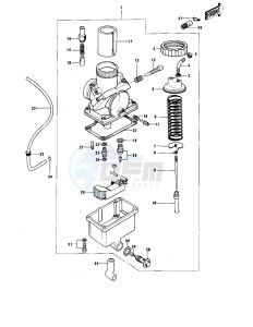 KE 175 B [KE175] (B1-B3) [KE175] drawing CARBURETOR