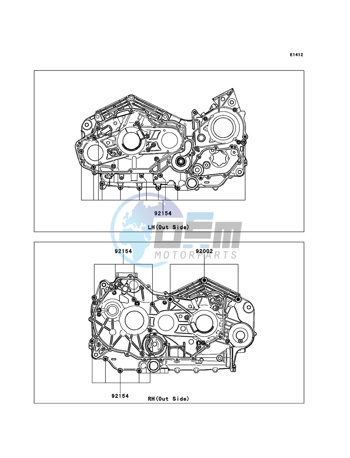 Crankcase Bolt Pattern