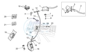 California Black Eagle 1100 drawing RH Front brake system