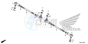 TRX420TE1H Europe Direct - (ED) drawing TIE ROD