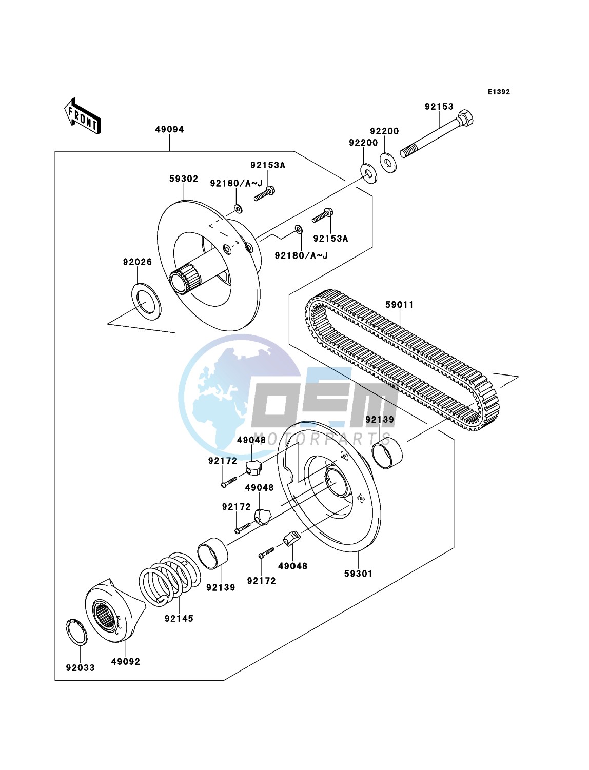 Driven Converter/Drive Belt