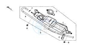 MAXSYM 600I drawing SPARE TANK