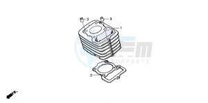 XR80R drawing CYLINDER