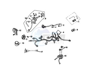 FNX 125 (GC12G1-EU) (L9) drawing WIRING HARNESS