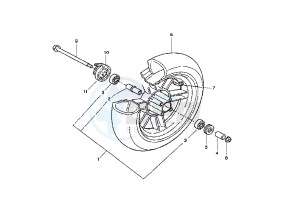 BW'S R 50 drawing FRONT WHEEL