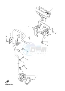 YZF-R6 600 R6 (1HCA 1HCB 1HCC) drawing METER