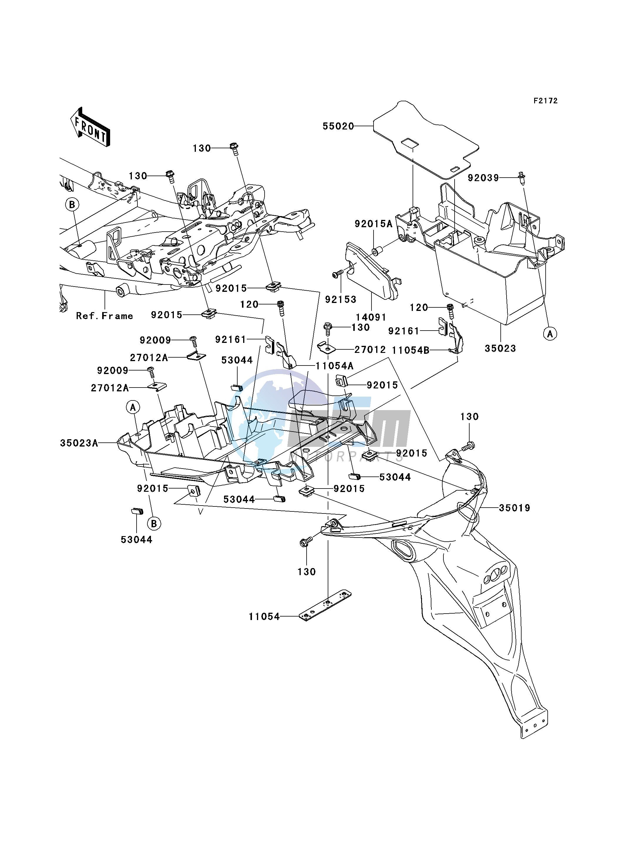 REAR FENDER-- S- -