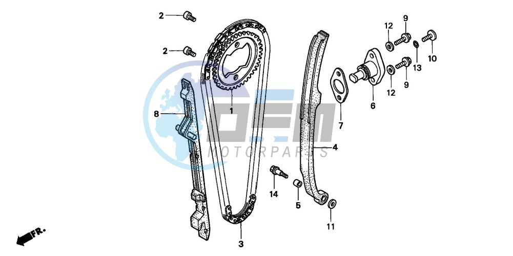 CAM CHAIN/TENSIONER