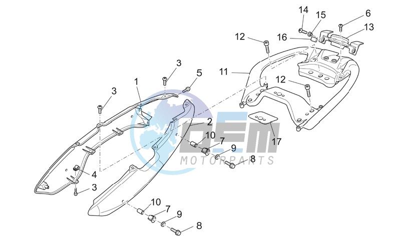 Rear body - Rear fairing