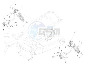 Audace 1400 Carbon 1380 (EMEA) drawing Shock absorber