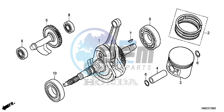 CRANKSHAFT/ PI STON