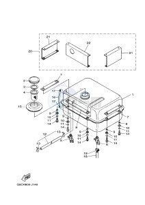 EDL18000STE (Q9CJ) drawing FUEL TANK