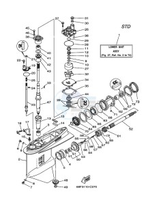 Z150TXRD drawing LOWER-CASING-x-DRIVE-1