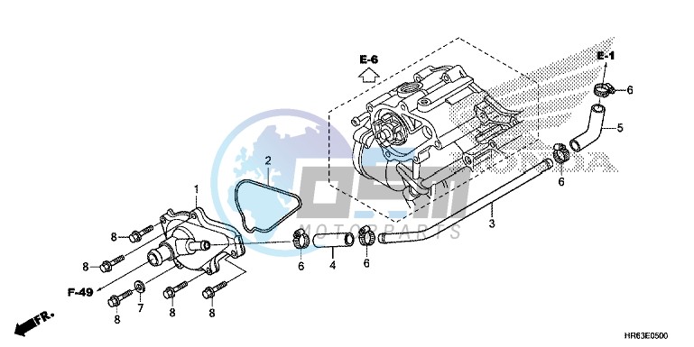 WATER PUMP COVER