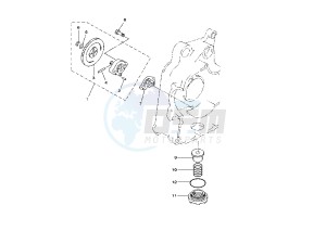 YP MAJESTY DX 250 drawing OIL PUMP