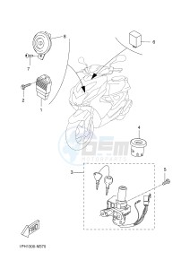 NS50 AEROX (1PH1 1PH1 1PH1 1PH1) drawing ELECTRICAL 1